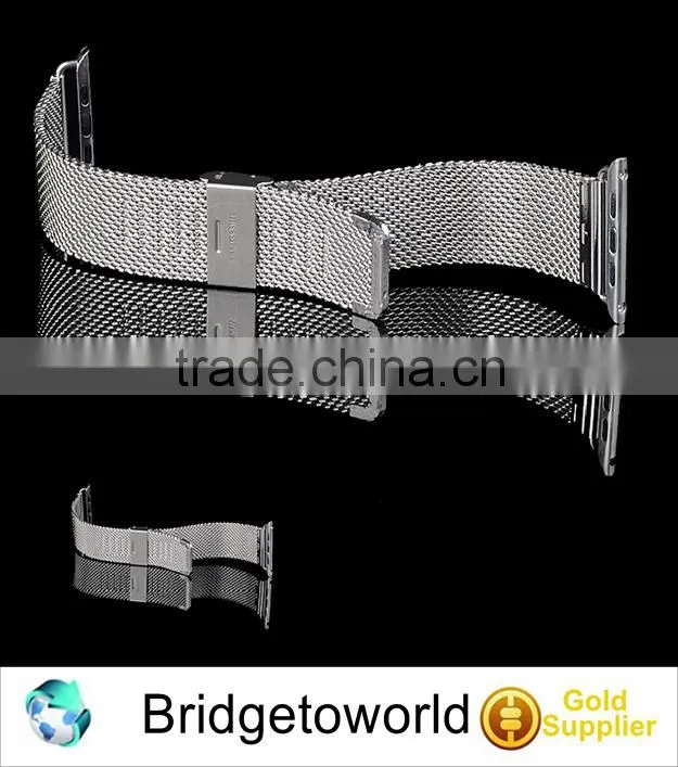 Thick Fashion Stainless Steel Band For Apple iWatch 38mm WatchBand Girl Lady Men Boy Belt 42mm For Apple Watch Sport Edition