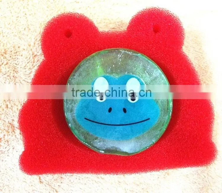 Promotion cleaning items dish cleaning holder scouring wash sponge