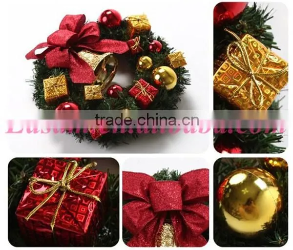 Customized christmas decoration artificial christmas wreath