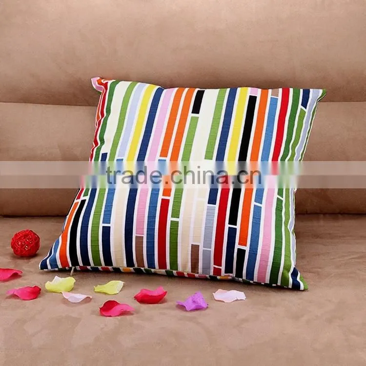 2015 color stripe pure cotton pillowcases Creative home hold pillow