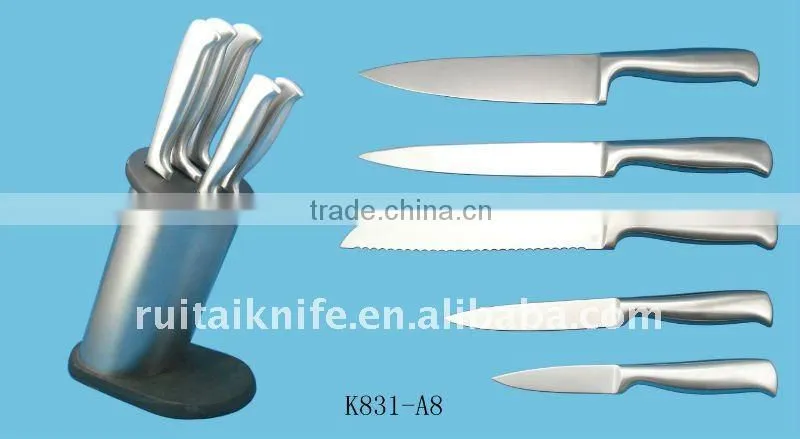 Hot stainlesss steel kithcen knife set