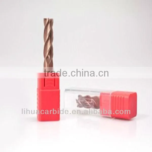 Solid Carbide 4 Flutes End mill,solid carbide 4 flute square endmill