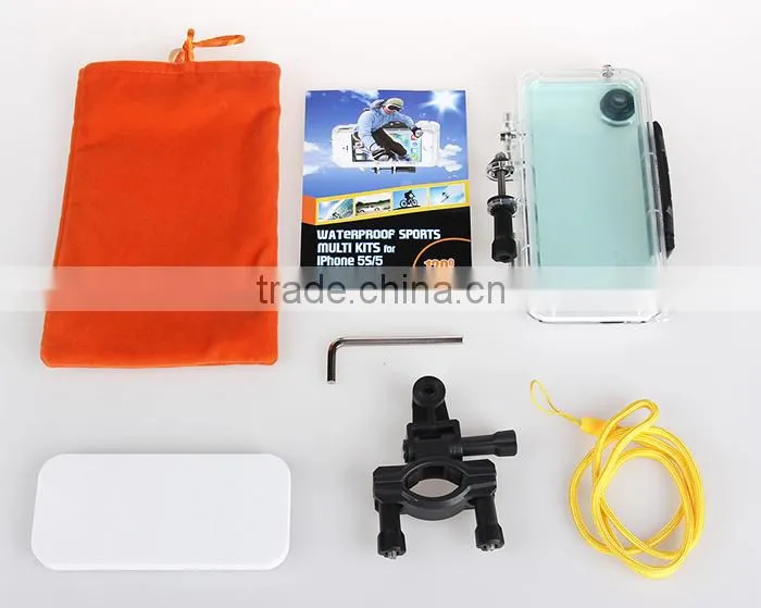 mobile phone silicon case for capturing action sports ,mountain biking,water sports,skating,snow sports