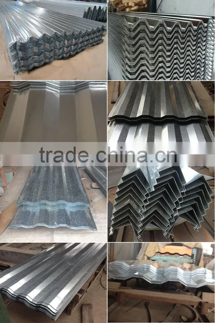 wholesale gi corrugated sheet galvanized corrugated plate used for warehouse roofing sheet