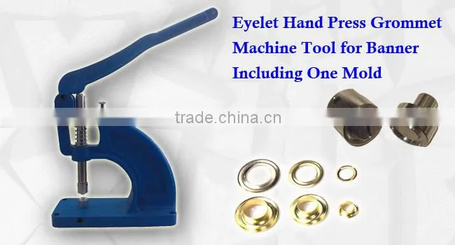 Eyelet Hand Press Grommet Machine Tool for Banner Including One Mold