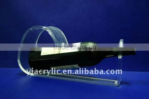 Transparent acrylic wine rack