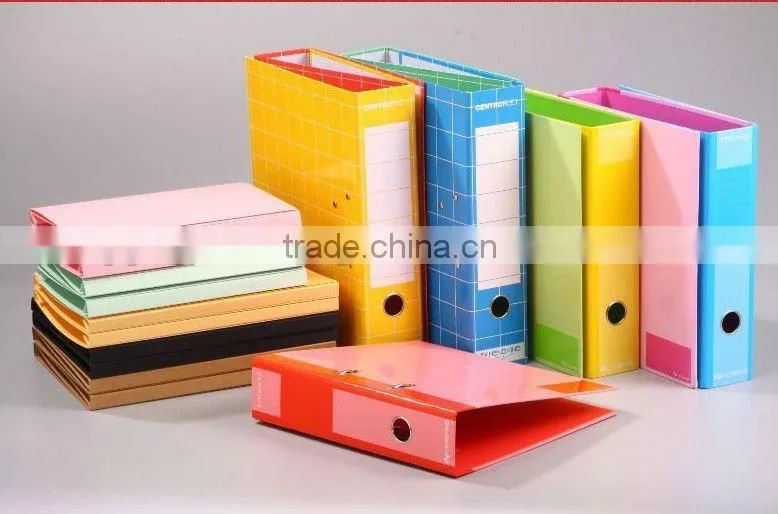 2016 new FC 3inch paper cover lever arch file