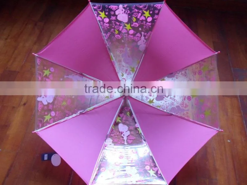 High quality transparent umbrella printrd sex beautiful girl pictures
