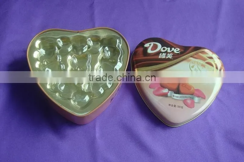 Heart shape chocolate box