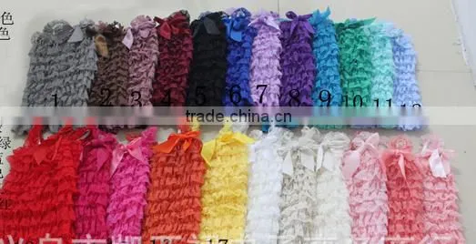 baby petti ruffler romper multicolor romper cheap lace romper