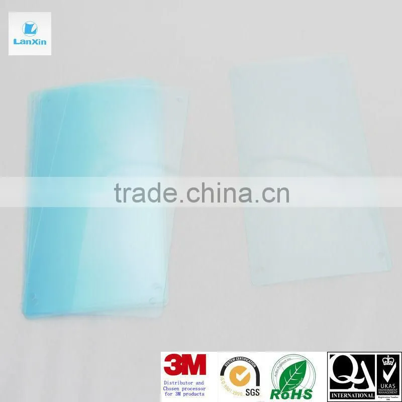 Die cut rectangular plastic PC sheet