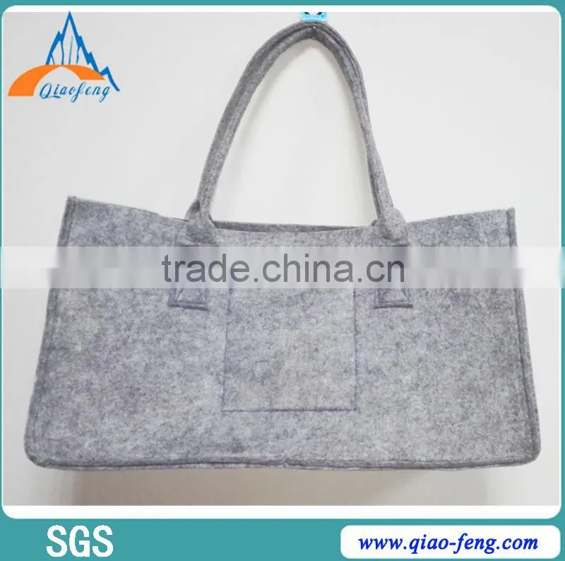 eco-friendly felt tote bag felt bag organizer promotional wool felt bag