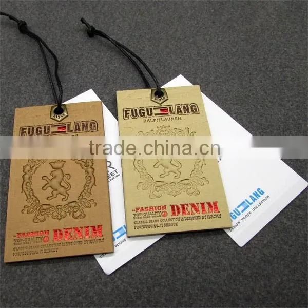Thick Kraft Paper Hangtags For Clothing