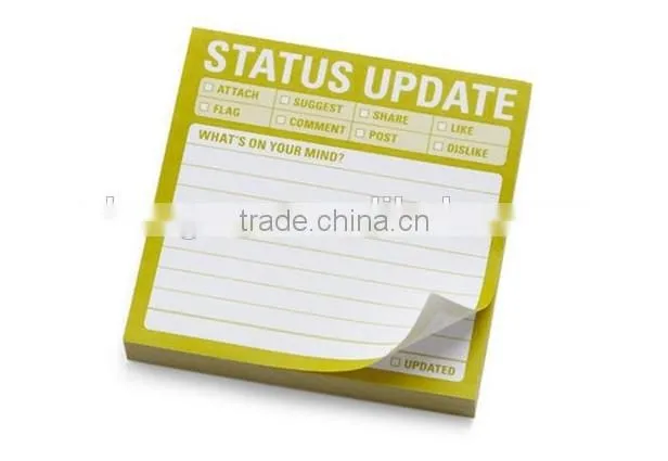 cheap memo pad custom logo printed