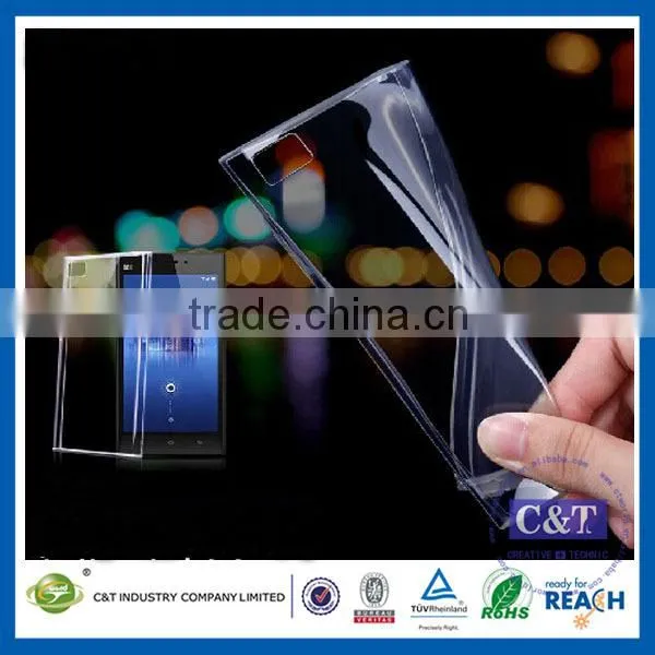 C&T Ultrathin 0.3mm Soft TPU Gel Case for xiaomi mi3 back cover