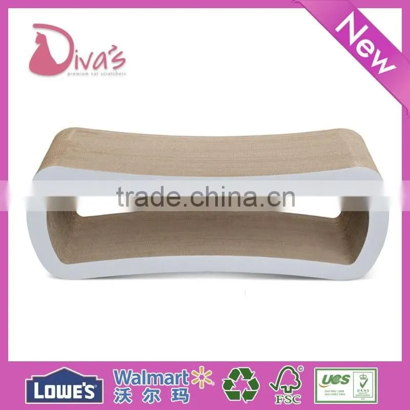 Pet Toy Corrugated Paper Bed Cardboard Cat Scratching Lounge