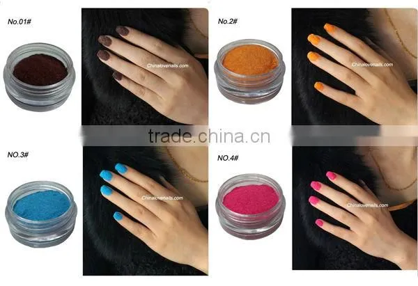 New 12 Colors Very Fine Fluff DIY Nail Art Decorations UV gel nails acrylic nail