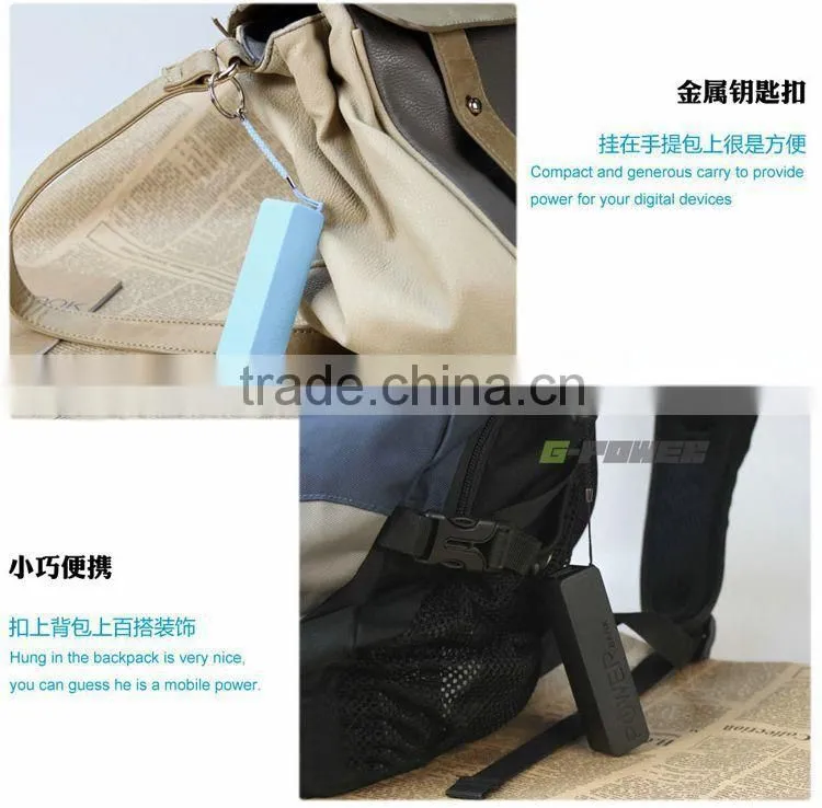 2600mAh perfume mini Power Bank for iPhone 4s 5 5c samsung S4