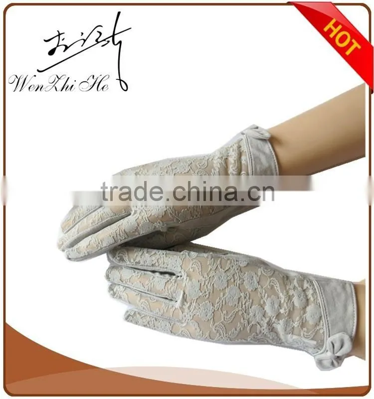 2016 New Fashion Sun Protective Party Wedding Dress Gloves For Flower Girls