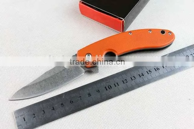 OEM CPM-S30V balde material G10 handle combat folding knife