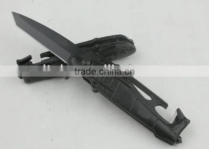 3Cr13 stainless steel camping knife seatbelt cutter UDTEK00466