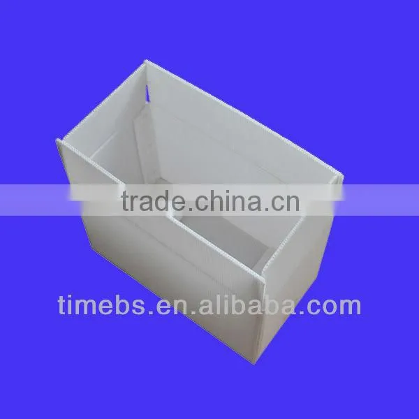 Corrugated plastic packing box