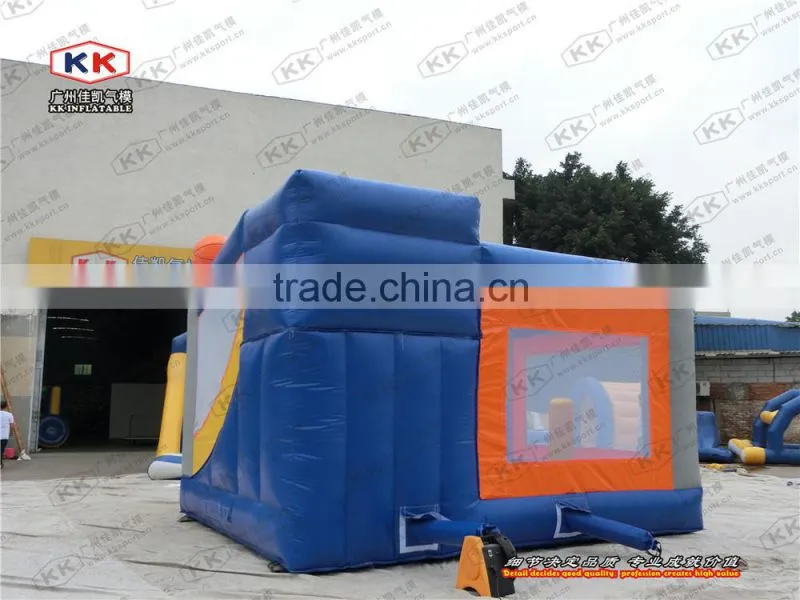 Soccer Sport theme inflatable bouncing combo bouncer for children backyard
