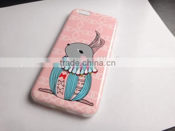 Fashionable cell phone case for iphone 6 with cute printings