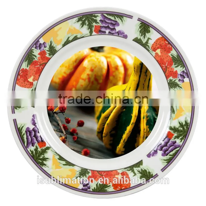Sublimation decorative ceramic plates