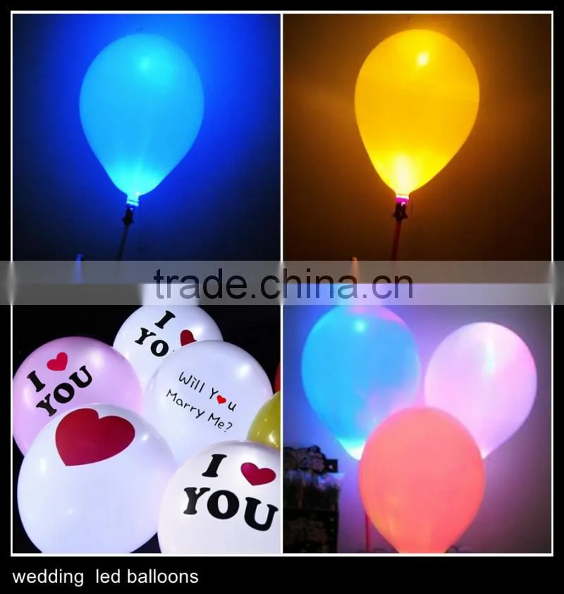 flying helium LED balloon with light inside wholesale