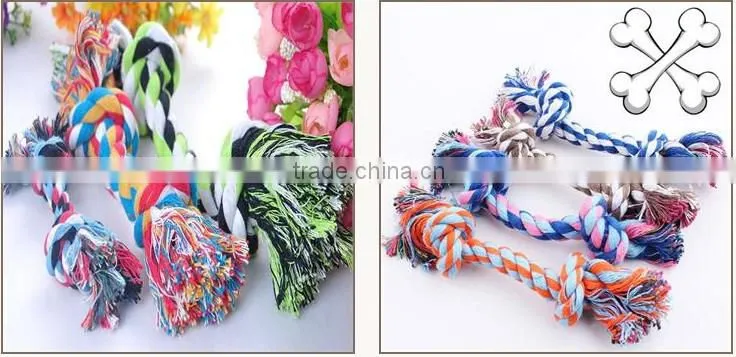 Dog Rope Toy Knots Rope Dog Toy Puppy Pet Chew Durable Toys