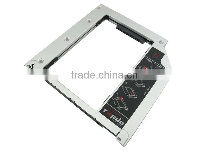 New macbook Pro Optical bay 2nd HDD Hard Drive Caddy SATA Hard Drive Caddy with screwdriver