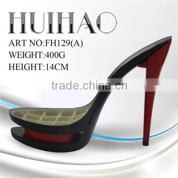 Manufacture ABS high wedge shoe sole,Shoe part(FH114)