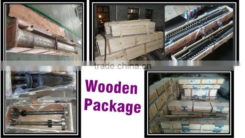 Pvc single injection screw barrel for plastic machine