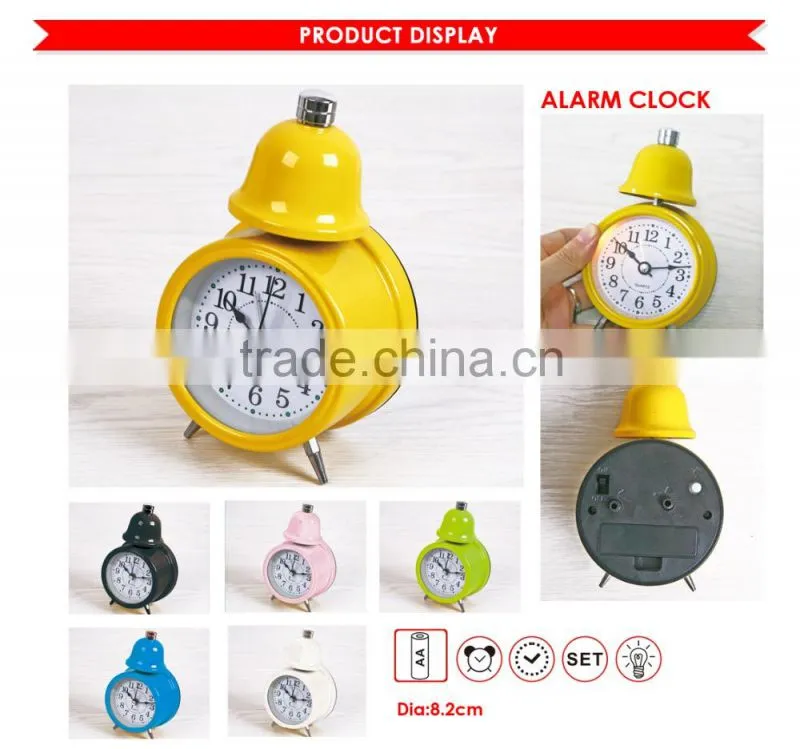 Color plastic Alarm clock/table alarm clock/fancy alarm clock