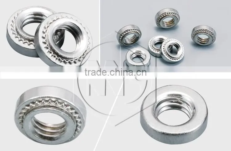 Dongguan high Torque Resistance CLS-M4-0/1/2 self cliinching nuts for automobile/cabinet