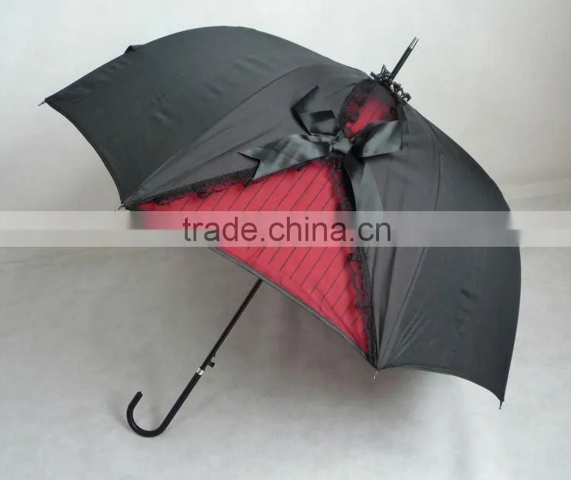 High fashion straight rain umbrella for ladies