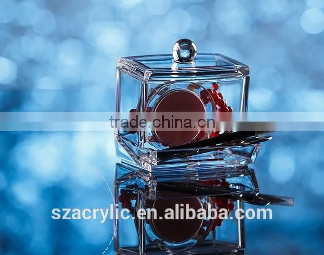 High transparent ps material molding box for sundries small ps box for sundries