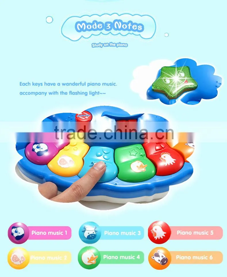 NO-6688 Music instrument education plastic piano toys, electric piano toys for kids