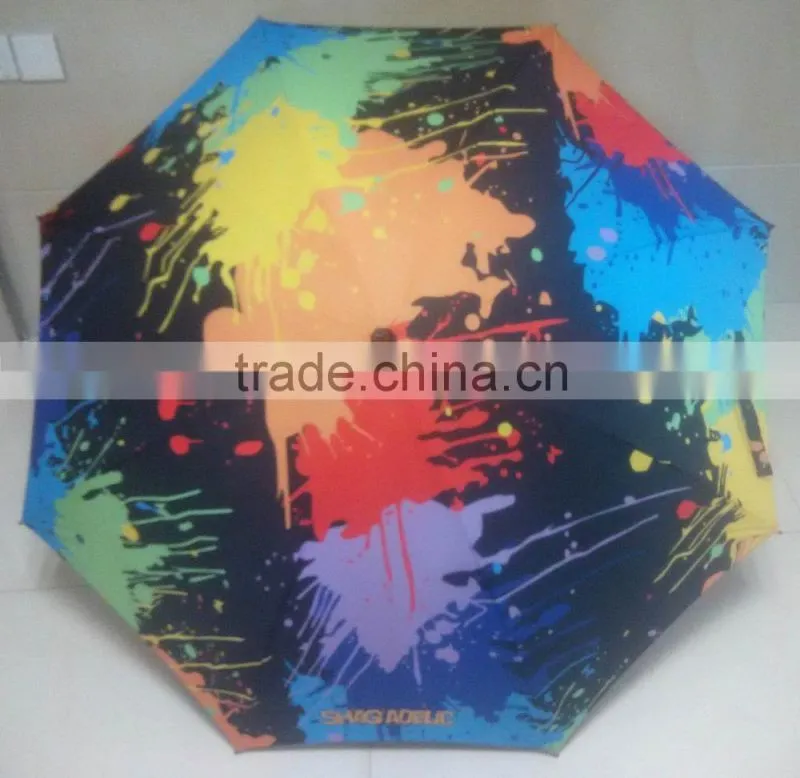 2015 Low MOQ funny lexus multi-color golf umbrella