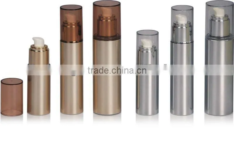 vacuum plastic lotion bottle with pump