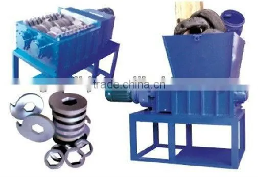 twin shaft shredder for pp bags