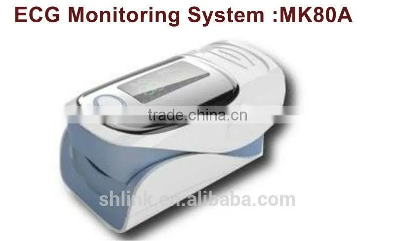 MK80A Color Accuracy ECG Monitor System Fingertip Pulse Oximeter
