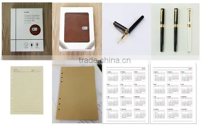 Loose Leaf Planner Organizer Paper Notebook with Power Bank