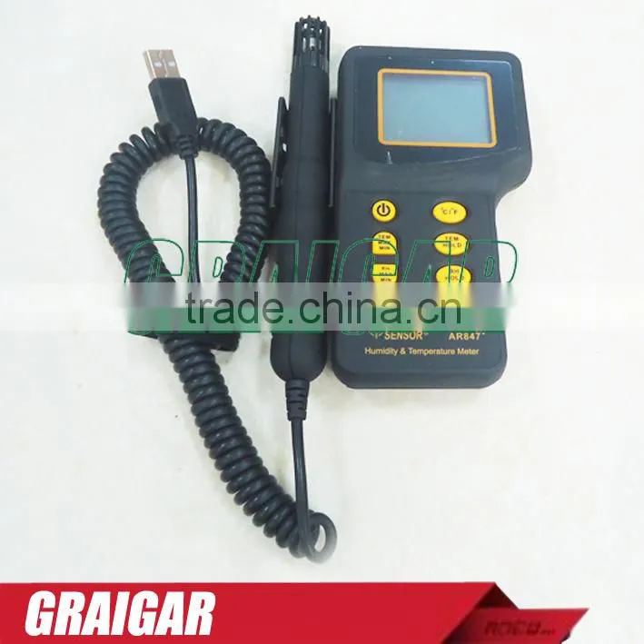 Humidity and Temperature Meter AR847,hygrometer, Hytro-thermometer, thermo-hygrometers, Psychrometer,