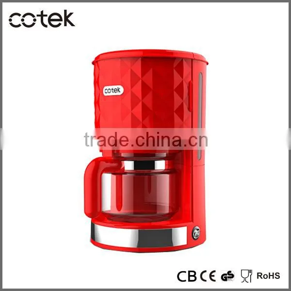 Coffee Machine/10-12cup special diamond desigh electric drip coffee maker auto cut-off with CE, CB, GS, ROHS, EMC, LFGB
