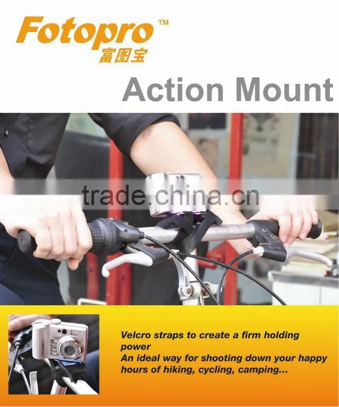 Action Mount for camera, mount on bicycle