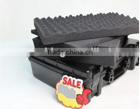 Wonderful waterproof dustproof rushproof equipment tool big safety case with foam and wheels