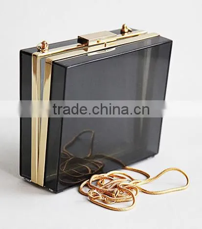 Handmade Bling Acrylic Clutch Custom Evening party Box Clutch