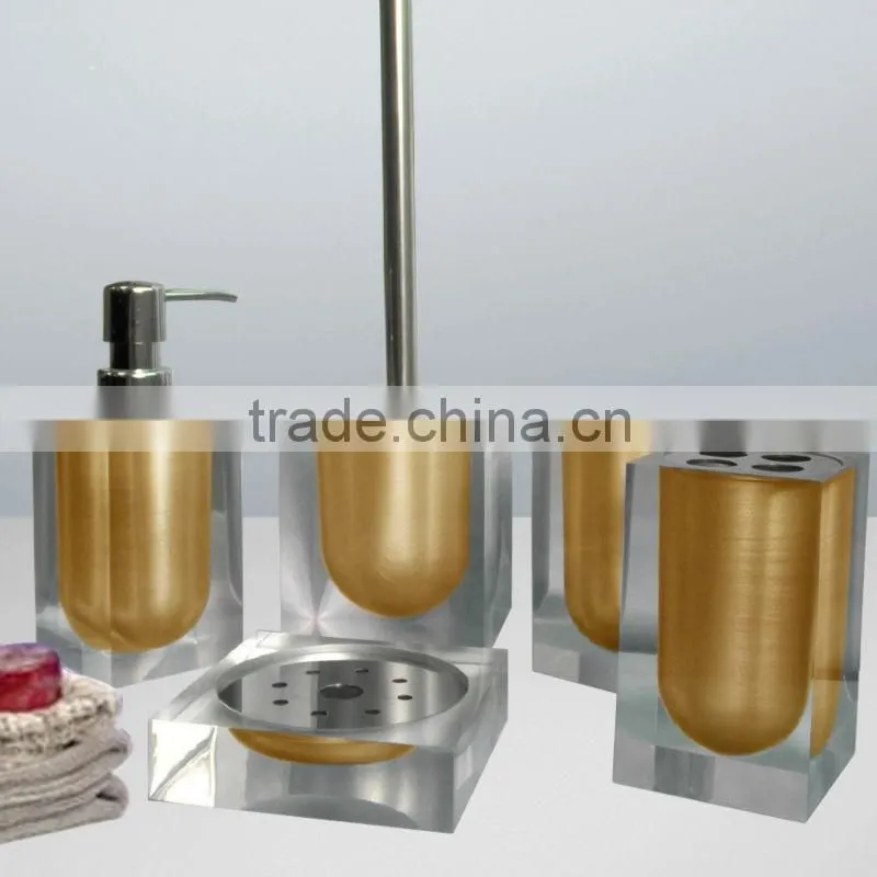 2014 new design resin bathroom set manufactory made